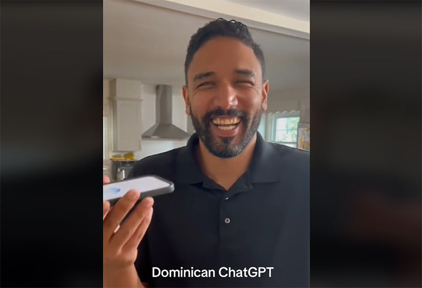 Dominicano pide a ChatGPT imitar acento dominicano