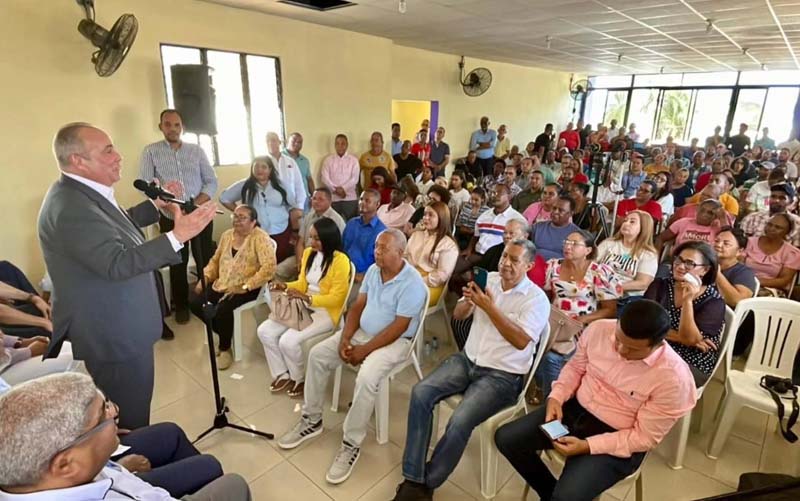 El PLD realiza asamblea en Espaillat con la participación del Secretario General Charlie Mariotti