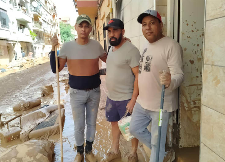 Dominicano pierde todo por las inundaciones en Valencia, España