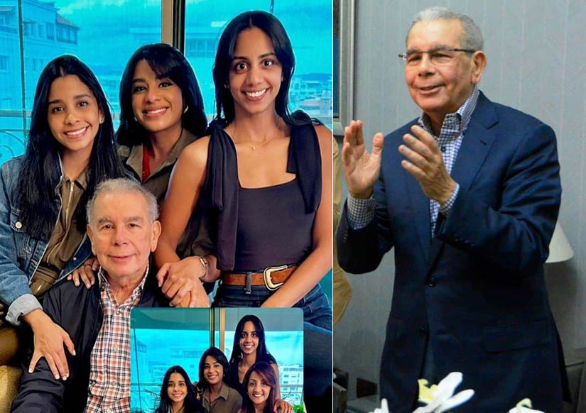 Danilo pasa su cumpleaños número 73 junto a su esposa, hijas y nietos