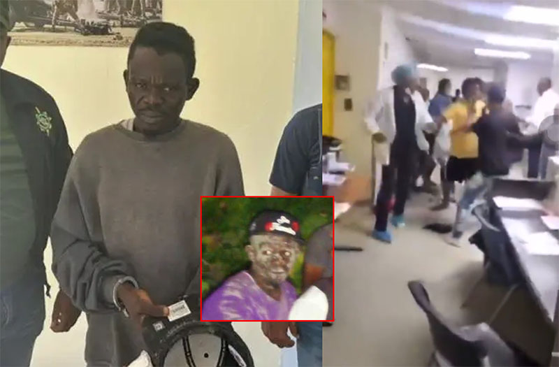 Haitiano que atacó médicos en el Darío Contreras se cubrió rostro con lodo para no ser identificado