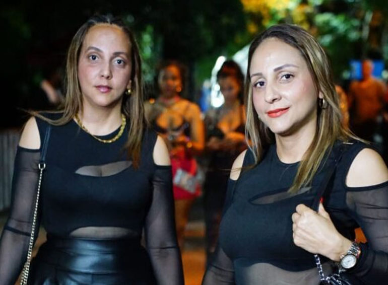 El leather y el brillo imperan en los outfits de las fans de Aventura