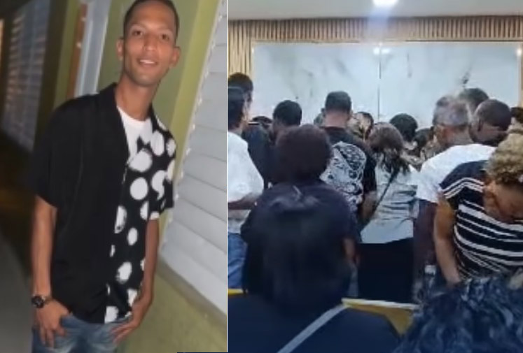 Familiares y amigos despiden joven abatido por la policía