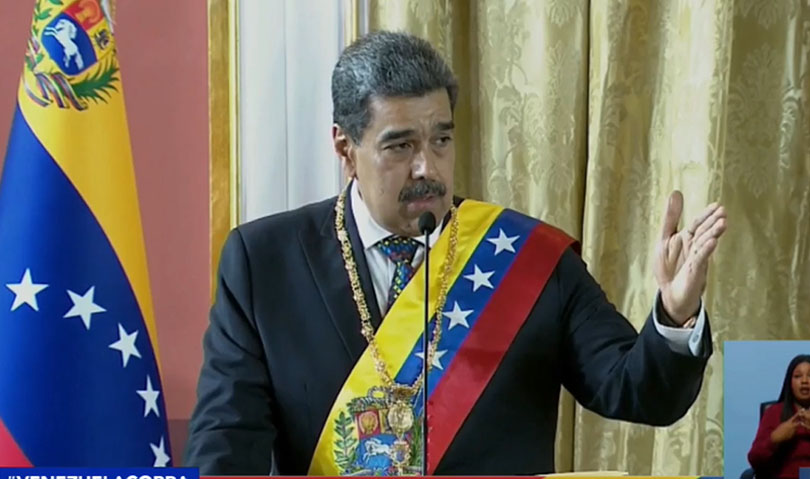 Maduro jura ante el Parlamento como presidente de Venezuela, pese a denuncias de fraude