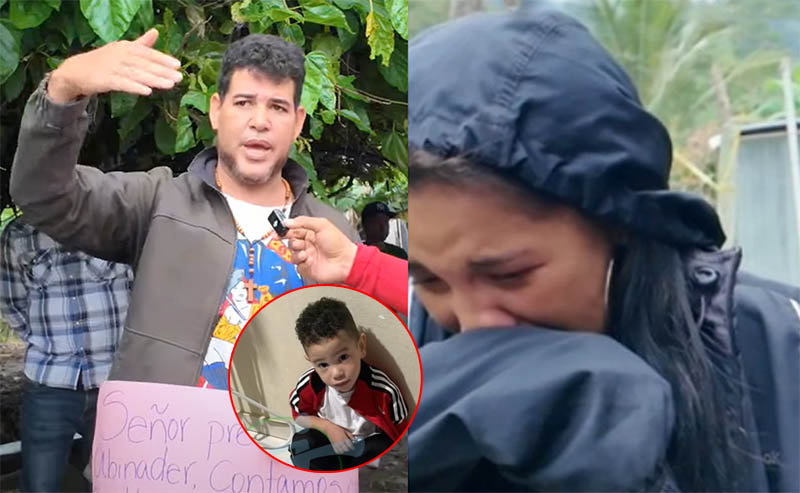 Madre del pequeño desaparecido en Manabao rompe el silencio