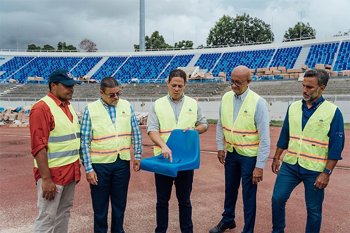 La gestión del ministro Carlos Bonilla convierte el Estadio Olímpico Félix Sánchez en orgullo nacional