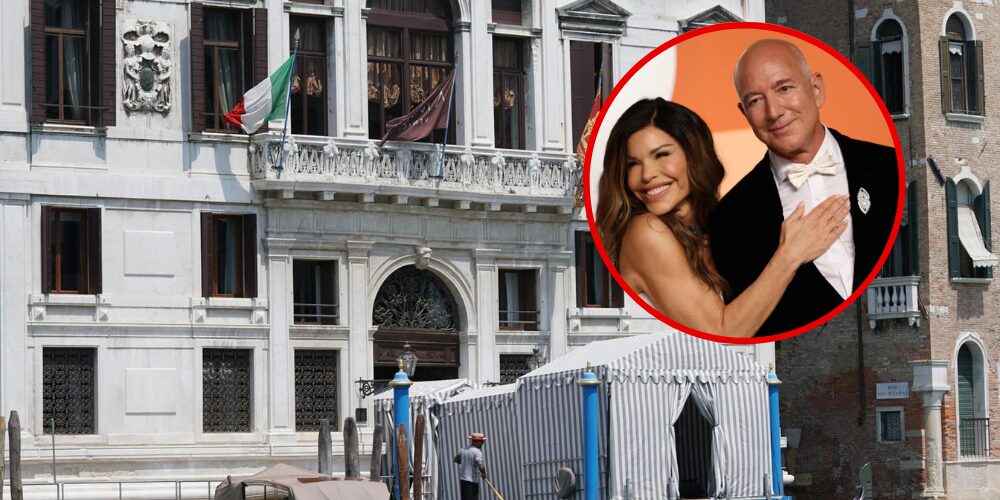Jeff Bezos y Lauren Sánchez llegan a Venecia para su boda