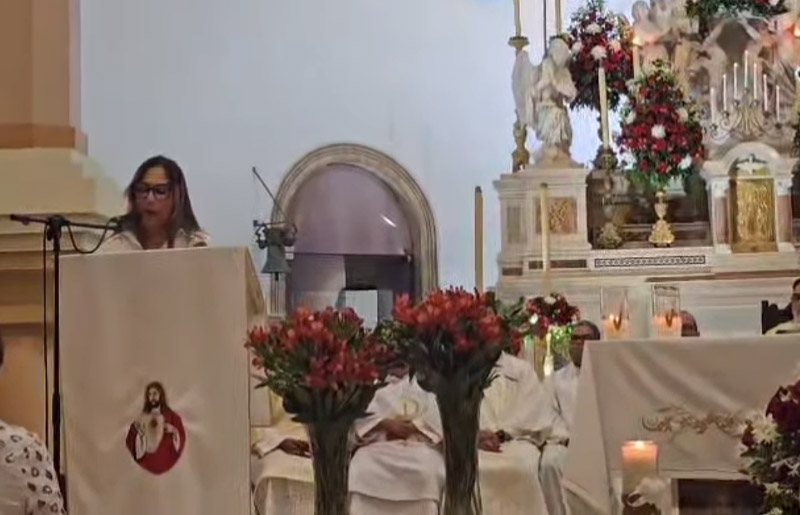 Vicealcaldesa Belkis Candelier representa al Ayuntamiento de Moca en Novenario del Sagrado Corazón de Jesús 2025