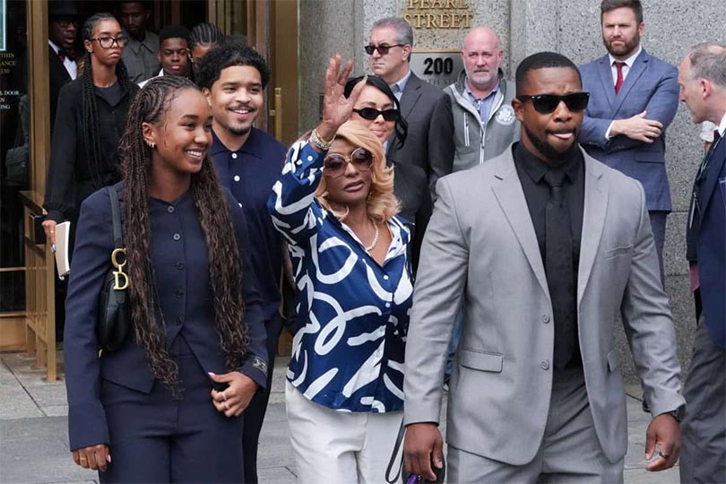 Los hijos de Diddy celebran el veredicto en privado con bailes dentro de un vehículo