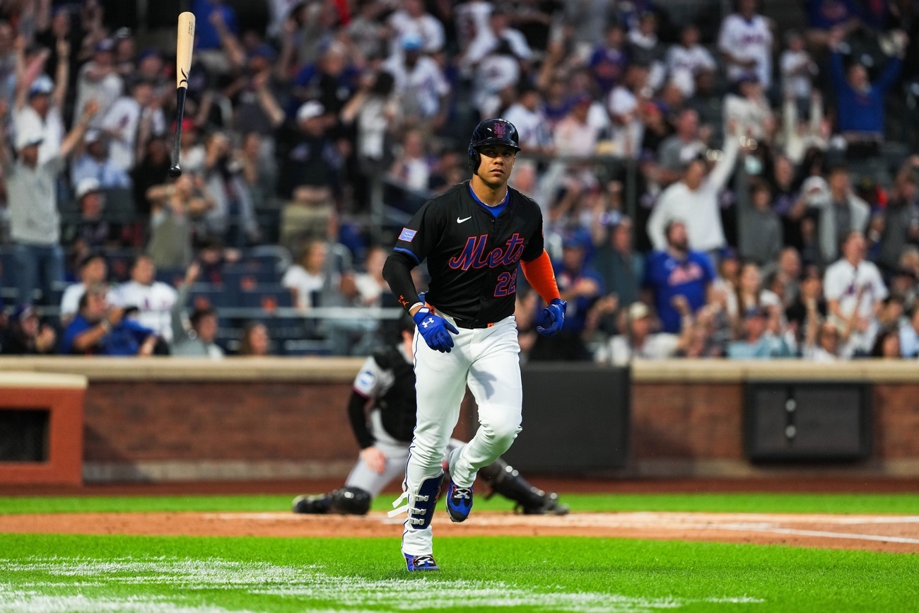 Juan Soto dispara su jonrón 33 ante Eury Pérez y guía paliza de Mets sobre Marlins