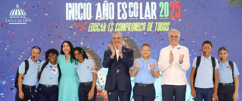 Luis Abinader pone en marcha año escolar enfocado en la calidad