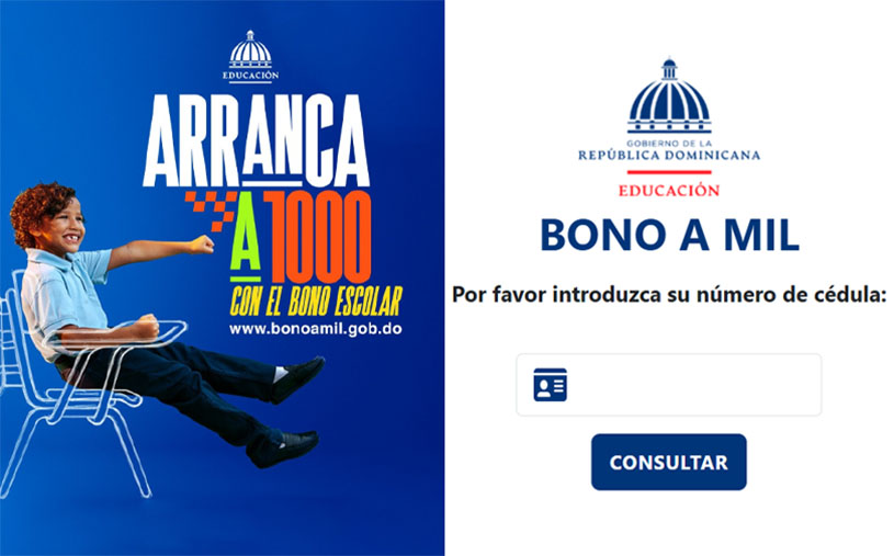Bono a Mil para estudiantes. Consulta aquí
