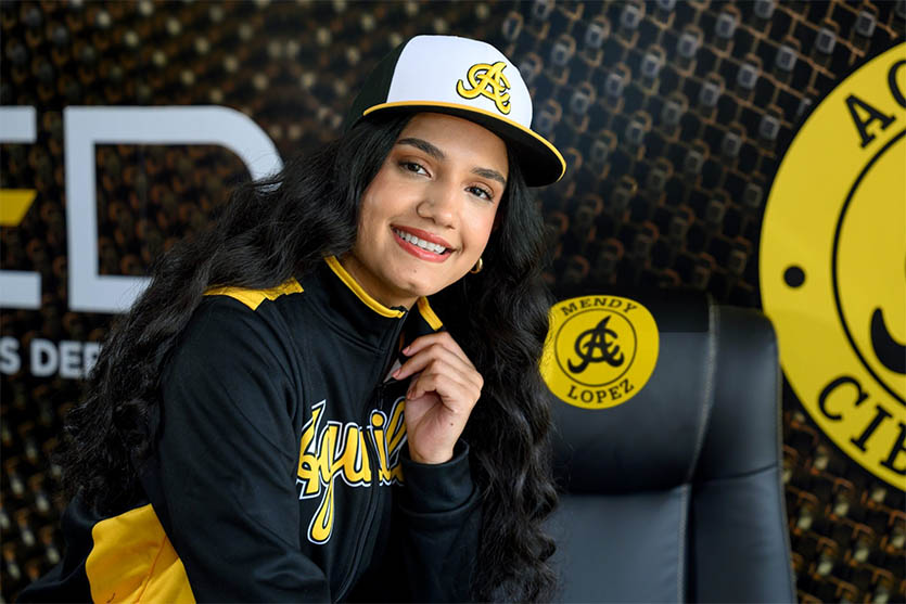 Hija de Mendy López es la nueva madrina de las Águilas
