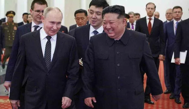 Vladimir Putin se reúne en Pekín con su homólogo de Corea del Norte Kim Jong-un