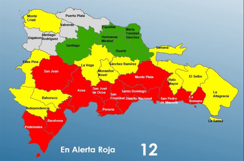 Aumentan a 28 las provincias en alerta por el peligro de la tormenta Melissa