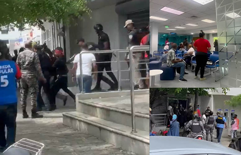 Hombre intenta asaltar sucursal del Banco Popular en Higüey