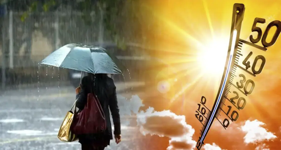 Calor y algunas lluvias en las regiones este y noreste