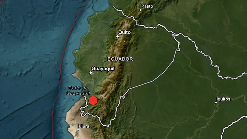 Sismo de magnitud 6,1 sacude frontera entre Ecuador y Perú