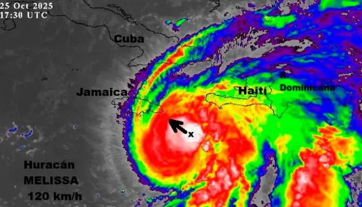 Indomet mantiene 17 provincias bajo alerta y aviso por efectos de Melissa
