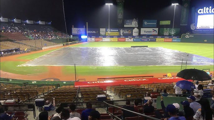 Lluvias obligan a posponer nuevamente el duelo entre Águilas y Licey en el Quisqueya