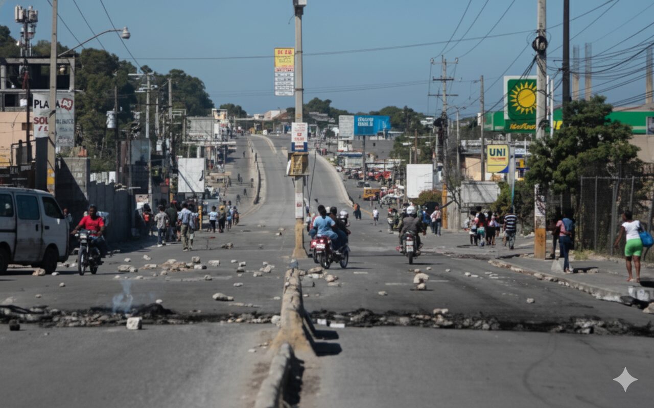 Tensión en Juana Méndez: amanecen calles semibloqueadas