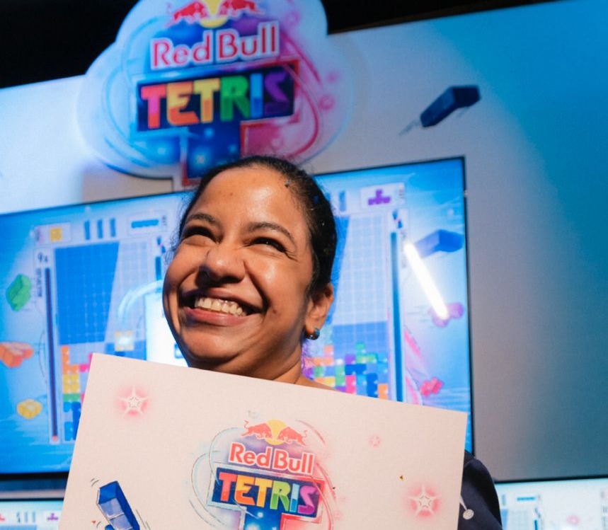 Melina Días, campeona nacional de Red Bull Tetris