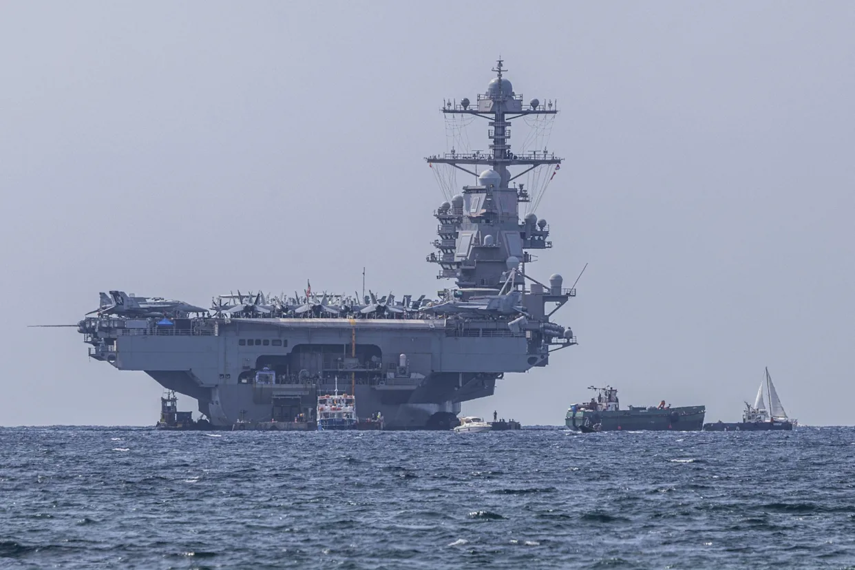 EEUU despliega su portaaviones más avanzado en el Caribe