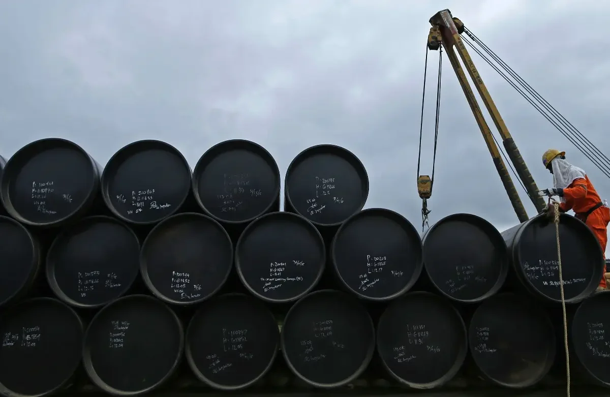 El petróleo de Texas baja un 0.5%, hasta US$59.14 el barril