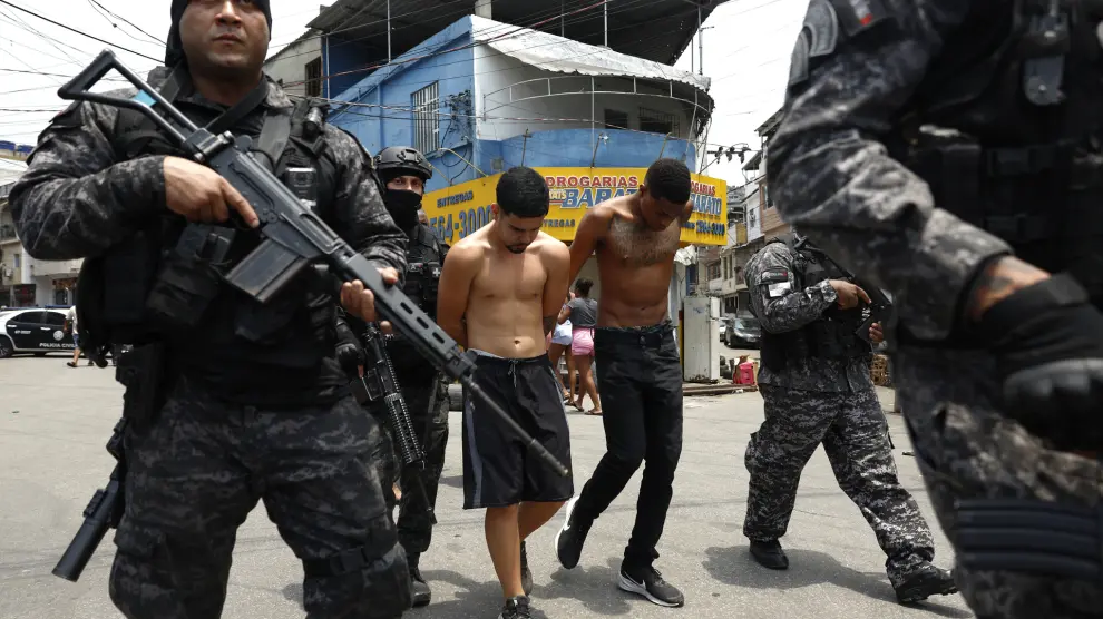 580 detenidos en operación contra la violencia en Brasil