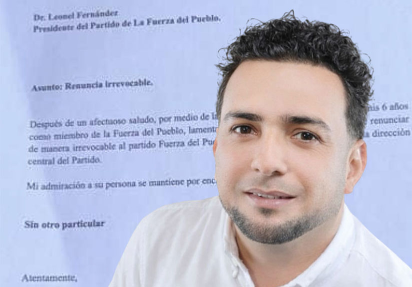 Síndico de Higüerito, Moca, renuncia de la Fuerza del Pueblo