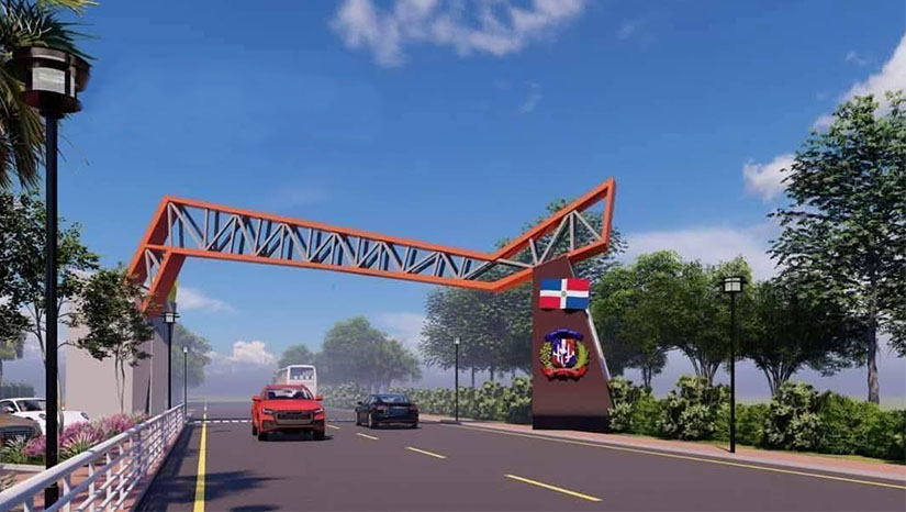 Portal de bienvenida de Moca a un costo de RD$9.6 millones de pesos