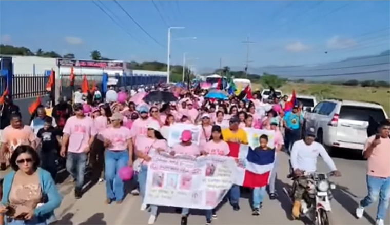 Marcha pacífica por Brianna Genao en Navarrete; exige avances en su búsqueda