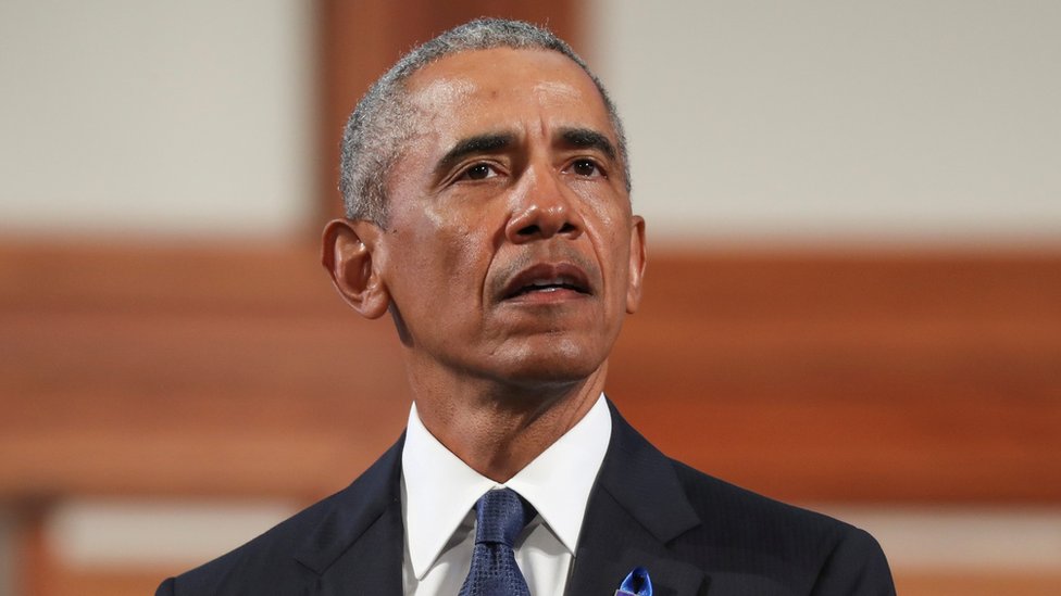 Barack Obama critica la “degeneración del discurso político” de Trump