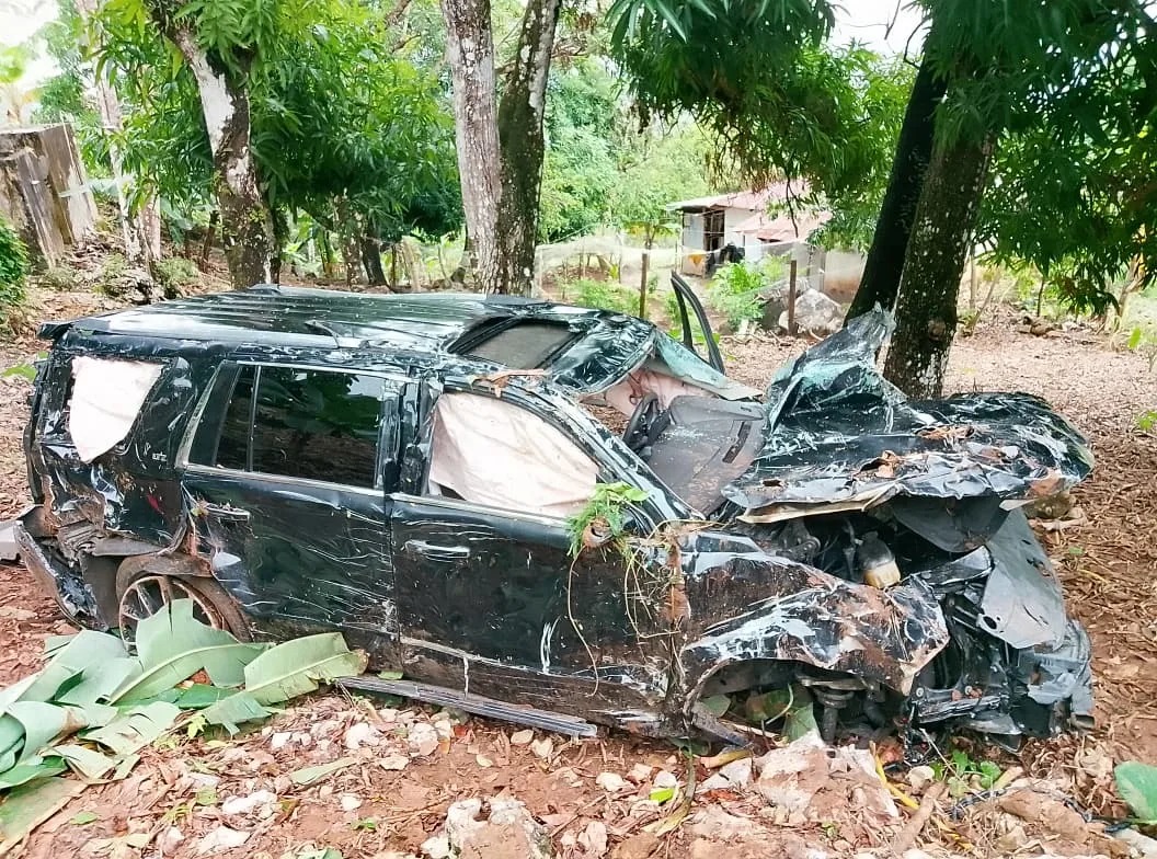 Periodista Delvis Santos herido en accidente de tránsito