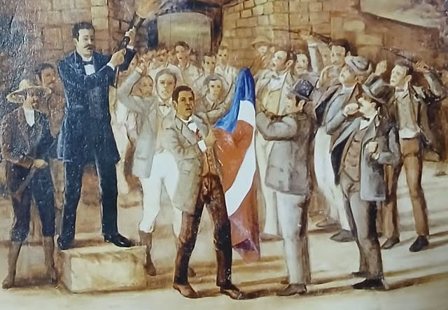 Diputados confeccionan en Moca, la primera Constitución la de 1858
