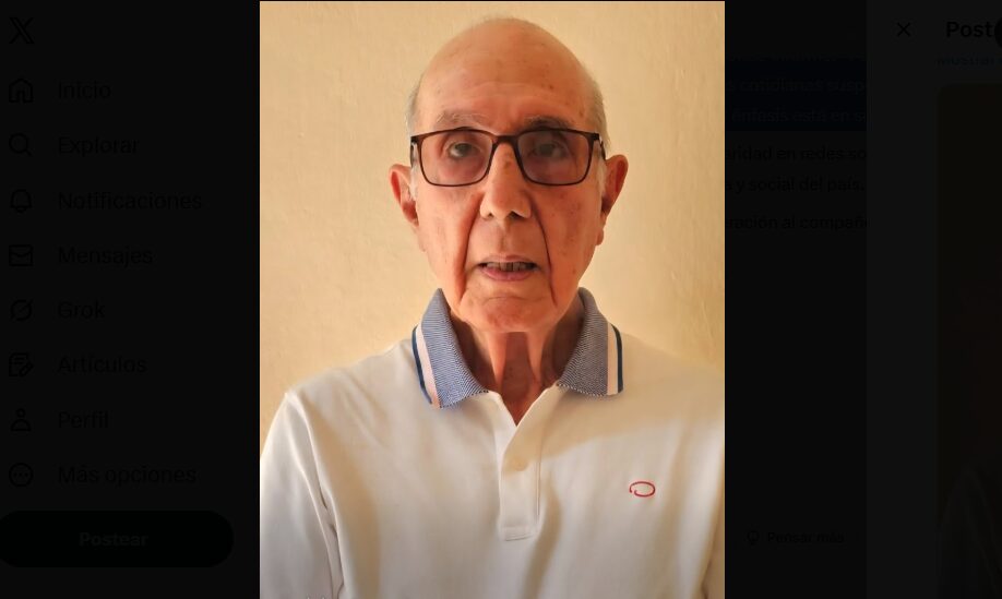 Narciso Isa Conde se recupera tras sufrir caída