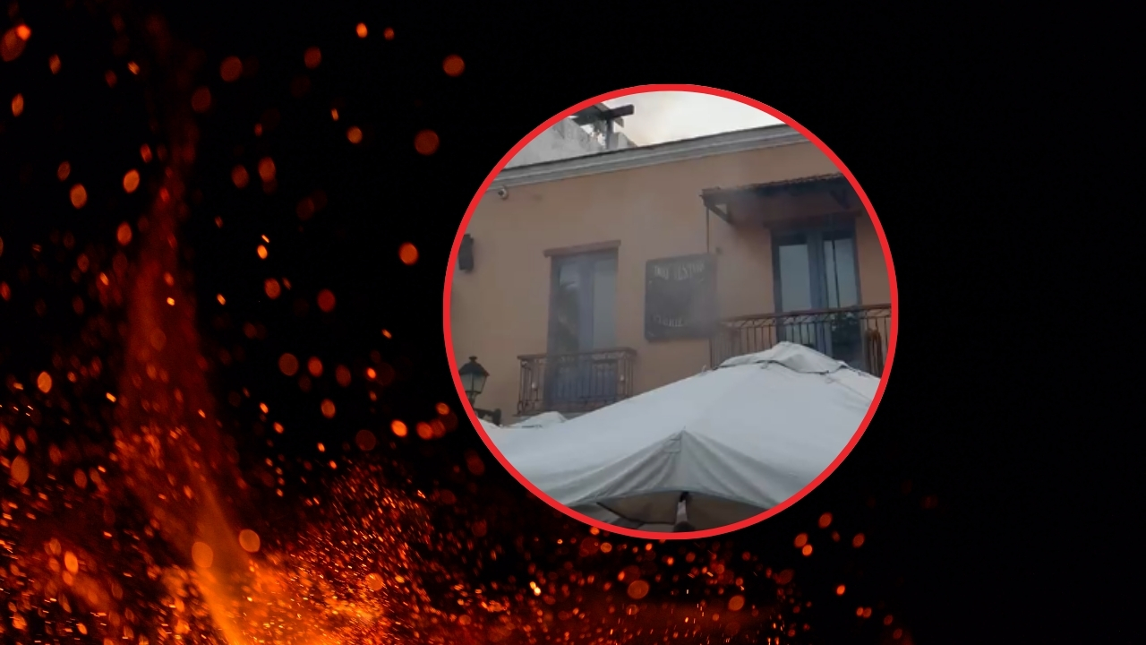 Incendio afecta restaurante en la Zona Colonial