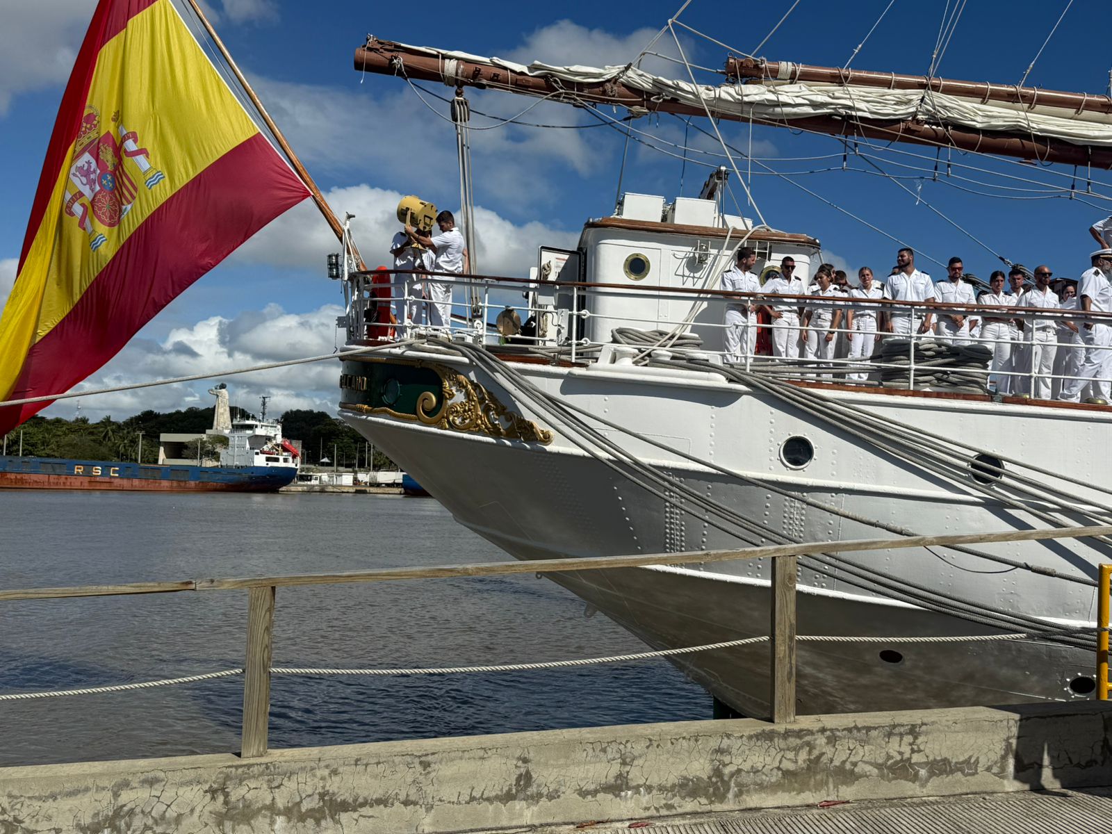 Buque Juan Sebastián zarpa de RD rumbo a México