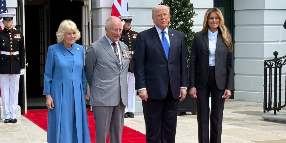 Trump despide en la Casa Blanca a Carlos III y Camila