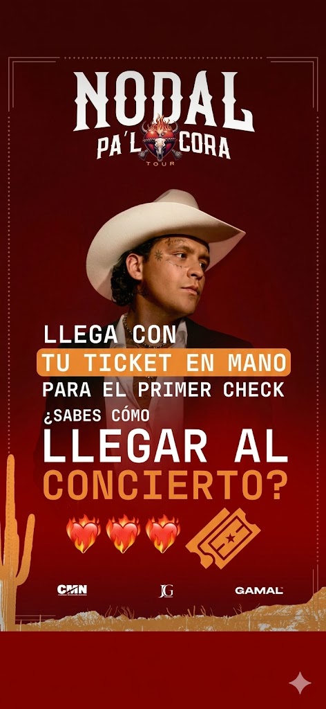 Todo listo para Nodal en Chavón