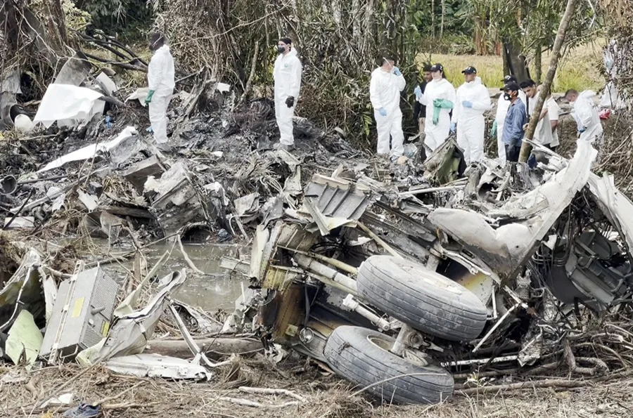 Avión militar accidentado en Colombia, que dejó 69 muertos