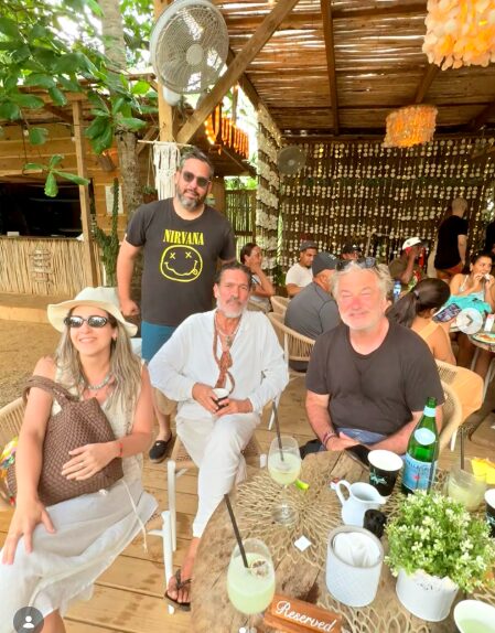 Actor Alec Baldwin disfruta de Semana Santa en Las Terrenas