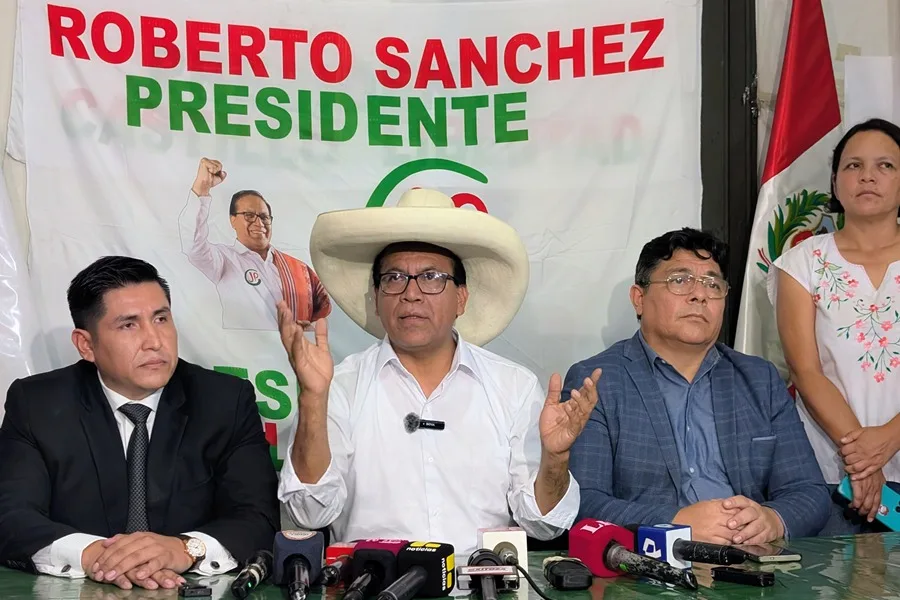 El candidato Roberto Sánchez rechaza fraude