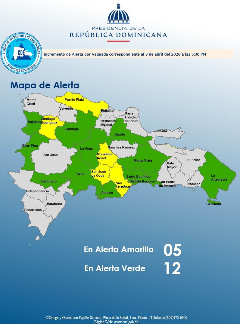 ¡Vaguada no da tregua! El COE eleva a 5 las provincias