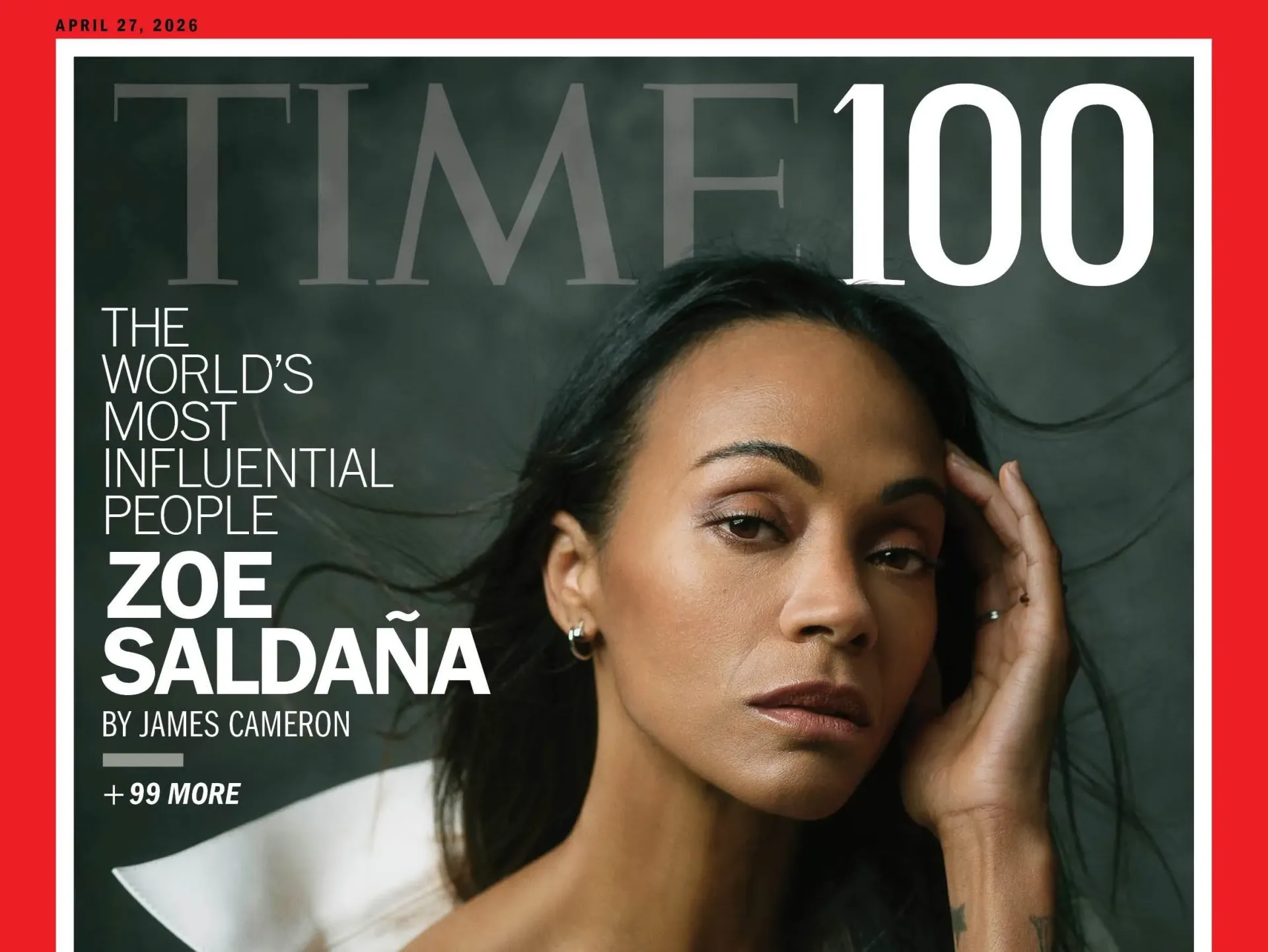 Zoe Saldaña, destacada entre las 100 personas más