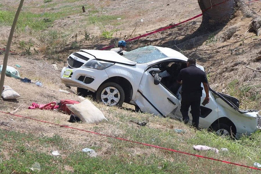 La volcadura de una camioneta en el sur de México