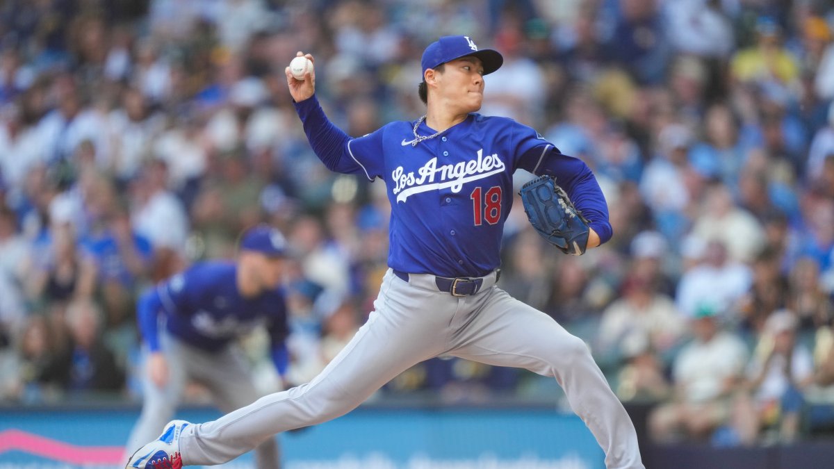 Yamamoto en el montículo y jonrón de Pages: Dodgers aplastan 5-1 a los Cerveceros en Milwaukee