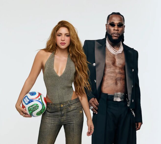 Shakira lanza la canción del mundial "Dai Dai" junto a Burna Boy