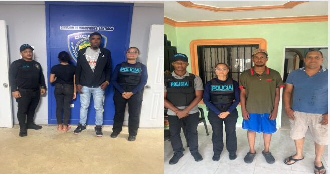 Policía localiza con vida a joven y adolescente reportados como desaparecidos en Santiago