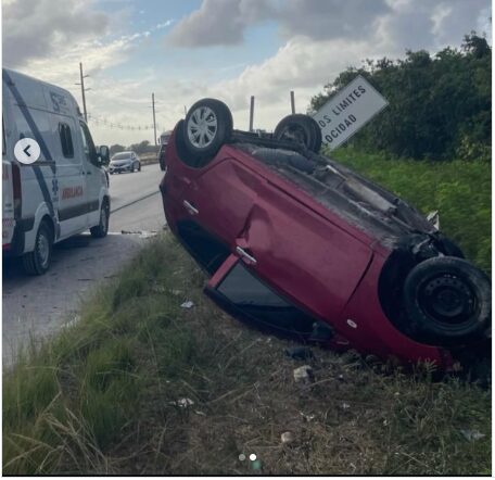 Al menos cinco personas lesionadas en accidente de tránsito en la autopista Punta Cana-Miches